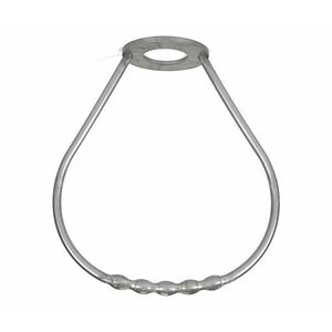 Fogantyú csillárhoz műanyag ezüst kép