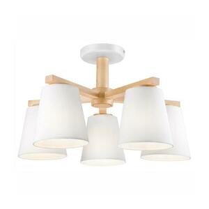 Fali lámpa ELLIE 5xE27/60W/230V fehér/cseresznye LM kép