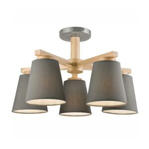 ELLIE mennyezeti lámpa 5xE27/60W/230V szürke LM kép