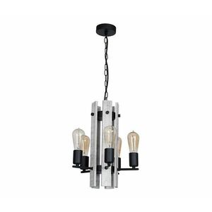 Csillár GERA 5xE27/60W/230V fekete 8281 kép