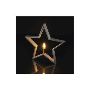 Karácsonyi dekoráció 1xE14/230V szürke ZY2216 kép