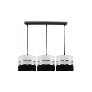 Csillár zsinóron CORAL 3xE27/60W/230V fekete kép