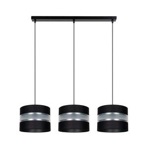 Csillár zsinóron CORAL 3xE27/60W/230V fekete 0633 kép