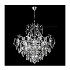 Kristály csillár láncon 6xE27/60W/230V W kép