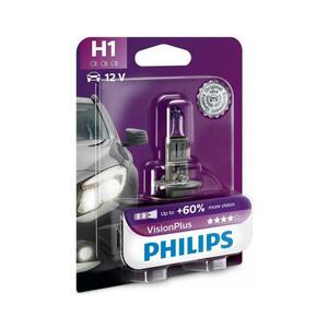 Autó izzó Philips VISION PLUS 12258VPB1 H1 P14, 5s/55W/12V Phil kép