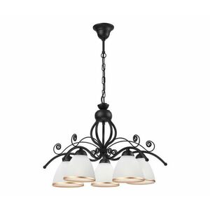 Csillár láncon RETRO II 5xE27/60W/230V fekete LM 5.51/czarny mat kép