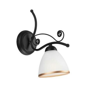 Fali lámpa RETRO II 1xE27/60W/230V matt fekete KM 1.51/czarny mat kép