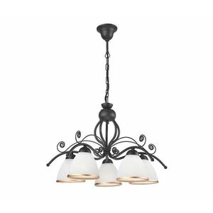 Csillár láncon RETRO II 5xE27/60W/230V antracit LM 5.51/antracyt kép