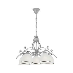 Csillár láncon RETRO II 5xE27/60W/230V ezüst LM 5.51/srebrny kép