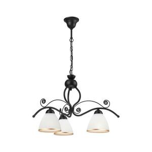 Csillár láncon RETRO II 3xE27/60W/230V fekete LM 3.51/czarny mat kép