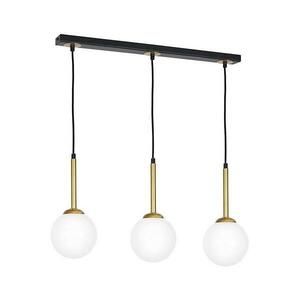 Csillár zsinóron PARMA 3xE14/40W/230V fekete MLP4821 kép