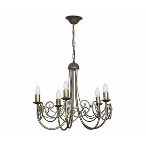 PALACE csillár láncon, 5xE14/60W/230V, klasszikus dizájn 3464 kép