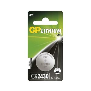 Lítium gombelem CR2430 GP LITHIUM 3V/300 mAh B15301 kép