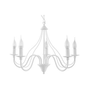 Csillár láncon MINERWA 5 5xE14/40W/230V fehér SL.0214 kép
