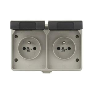 Kültéri aljzat FRENCH 250V/16A IP44 2Z A1397.1 kép