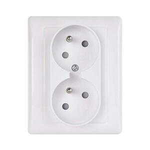 Dupla otthoni aljzat FRENCH 250V/16A A6001.1 kép