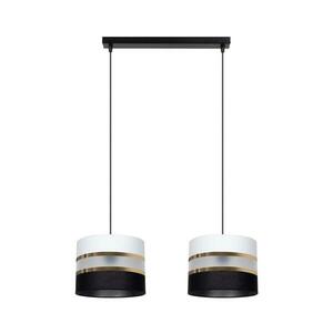 Csillár zsinóron CORAL 2xE27/60W/230V fekete kép