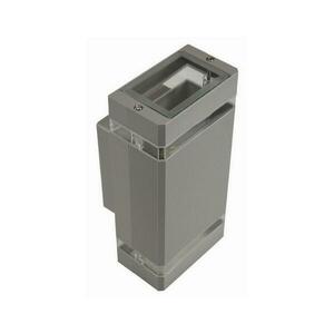 Kültéri fali lámpa LITEK 2xGU10/30W/230V IP44 szürke SKU013026 kép