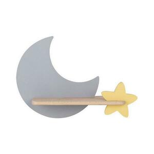 LED gyerekszobai fali lámpa polccal MOON LED/5W/230V 21 kép