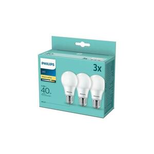 KÉSZLET 3x LED Izzó Philips E27/5, 5W/230V 2700K 8718699775445 kép