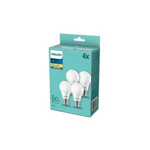 KÉSZLET 4x LED Izzó Philips E27/8W/230V 2700K 8718699774639 kép