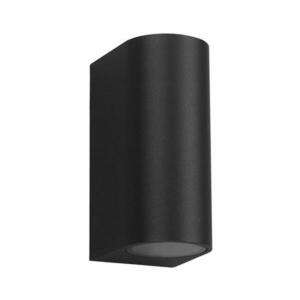 Kültéri fali lámpa OVALIS 2xGU10/35W/230V IP44 fekete EKO8319 kép