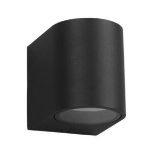 Kültéri fali lámpa OVALIS 1xGU10/35W/230V IP44 fekete EKO8302 kép