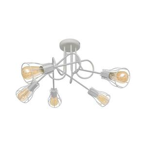 Felületre szerelhető csillár OXFORD 5xE27/15W/230V fehér W kép