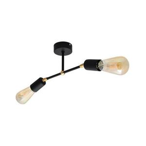 Felületre szerelhető csillár ROSETTE 2xE27/15W/230V fekete/arany W kép