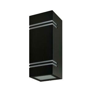 Kültéri fali lámpa QUAZAR7 2xGU10/11W/230V IP44 fekete KTLOQZ7CZ kép