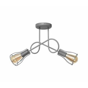 Felületre szerelhető csillár OXFORD 2xE27/15W/230V szürke W kép