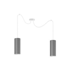 Csillár zsinóron ZIK 2xE27/40W/230V pók szürke 0946 kép