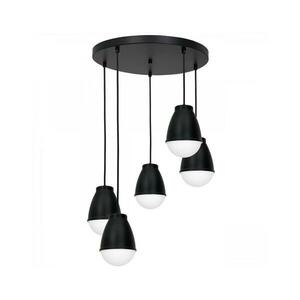 CARYON függeszték 5xE14/60W/230V fekete, kerek, kábellel 3208 kép