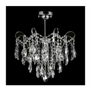 Kristály csillár rúdon 4xE27/60W/230V W kép