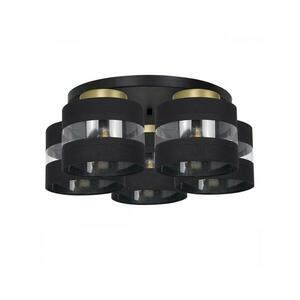 Felületre szerelhető csillár HAVARD 5xE27/60W/230V fekete/sárgaréz 1846 kép