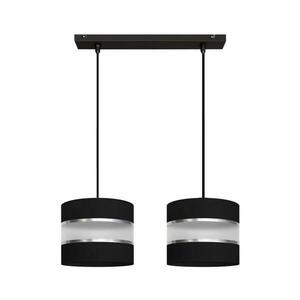 Csillár zsinóron HELEN 2xE27/15W/230V fekete W kép