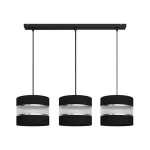 Csillár zsinóron HELEN 3xE27/15W/230V fekete W kép