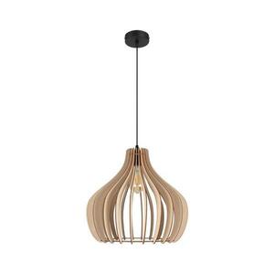 Csillár zsinóron WILL 1xE27/60W/230V fekete 0012 kép