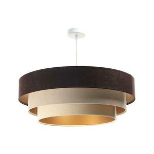 TRINITI lógó 1xE27/60W/230V barna/bézs/arany színben 050 kép