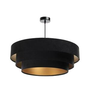 TRINITI lógcsillár 1xE27/60W/230V fekete/arany 050 kép