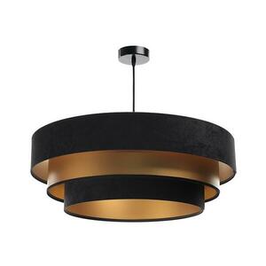 TRINITI lógcsillár 1xE27/60W/230V fekete/arany 050 kép