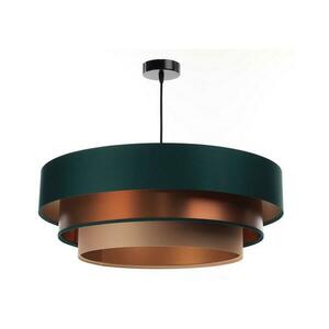 TRINITI függeszték 1xE27/60W/230V zöld/réz, kábellel 050 kép