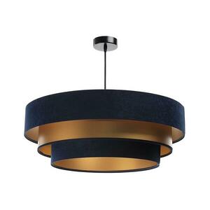 TRINITI függeszték 1xE27/60W/230V kék/arany kábellel 050 kép