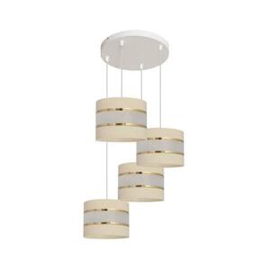 Csillár zsinóron HELEN 4xE27/15W/230V krém W kép