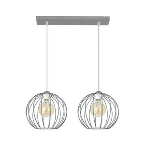 Csillár zsinóron MERCURE 2xE27/15W/230V szürke W kép