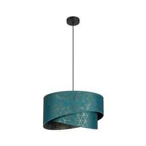 Csillár zsinóron REZO 1xE27/60W/230V türkiz 0048 kép