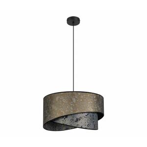 Csillár zsinóron REZO 1xE27/60W/230V szürke/arany 0020 kép