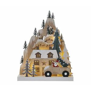 LED Karácsonyi dekoráció 10xLED/2xAA bézs DCWW17 kép