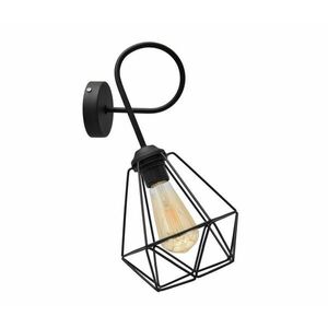 Fali lámpa KARO 3xE27/15W/230V fekete K kép