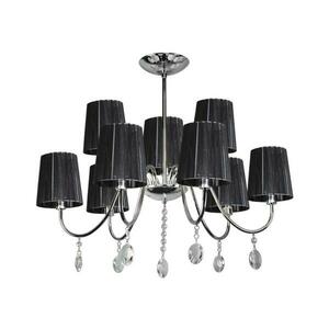 Csillár rúdon SORENTO 9xE14/40W/230V fekete 39 kép